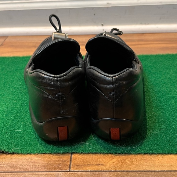 Prada Vibram Black Slip On Loafers size EU 39 US 8 - Picture 14 of 15